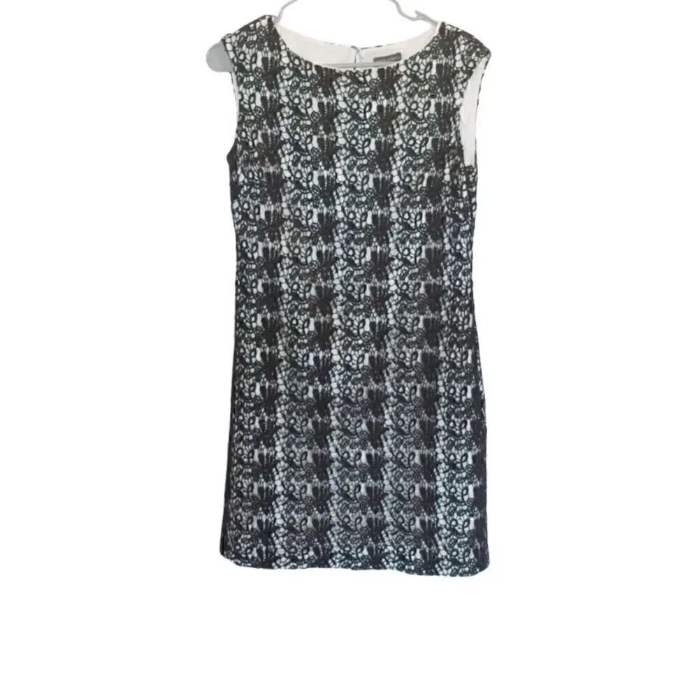 Vince Camuto Black and White Dress
